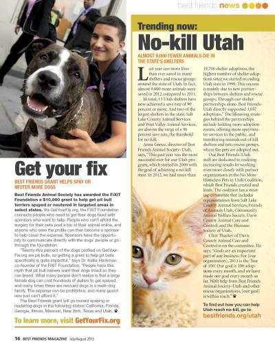 Collection of NKUT Best Friends magazine articles