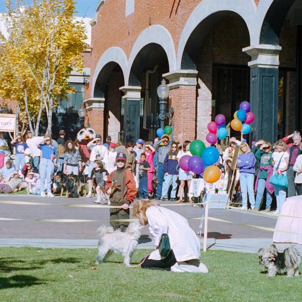 Utah’s Week for the Animals festivities at Trolley Square in Salt Lake City, 1995.