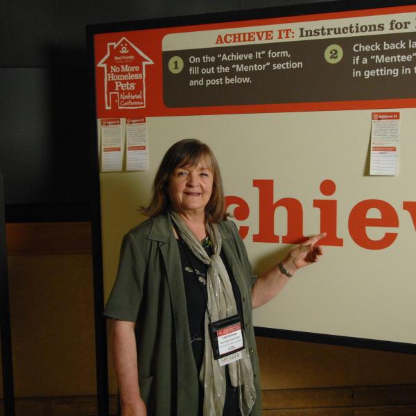 Co-founder Faith Maloney at the Best Friends National Conference at the Rio Hotel in Las Vegas, 2011.