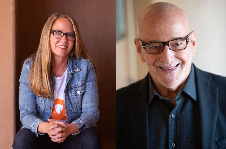 Julie Castle, CEO of Best Friends Animal Society, and Francis Battista, co-founder of Best Friends Animal Society