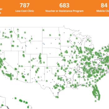Image of the Spay/Neuter Map