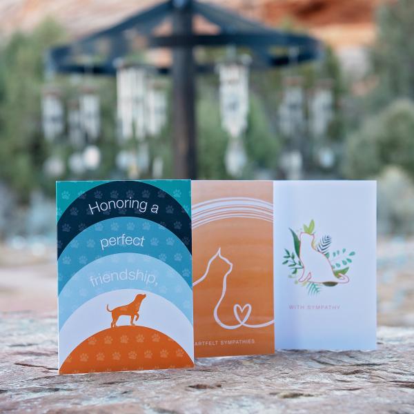 Pet loss sympathy cards