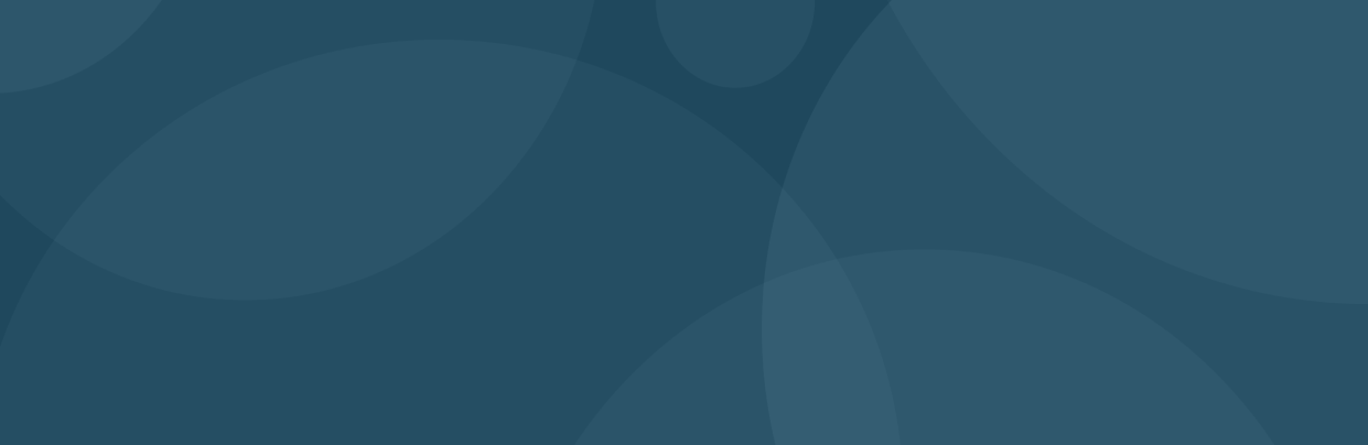 Blue background with overlapping circles